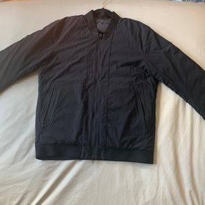 LuluLemon Black Bomber Jacket (Size: Large)